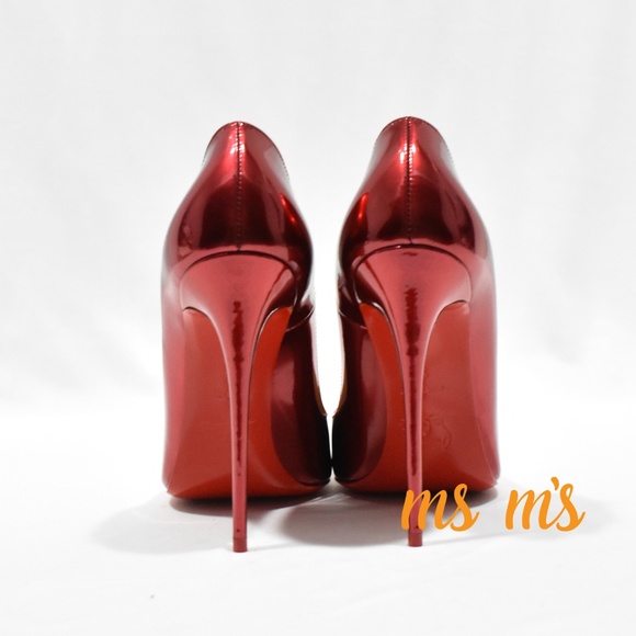 NIB Christian Louboutin So Kate Metallic Pumps - Picture 3 of 7